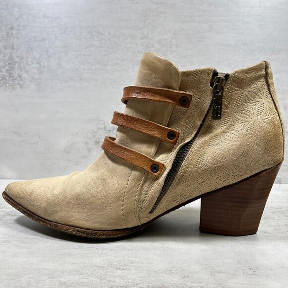 A.S.98 Airstep Strappy Buckle Pointed Toe Booties - Women's Size EU 41 / US 10 - Picture 5 of 10